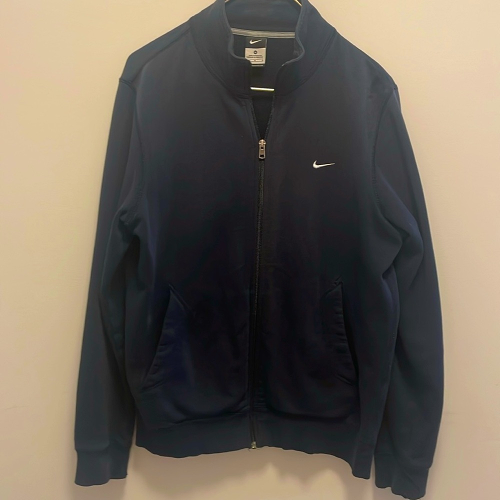 Nike- black zip up mens sweatshirt - size medium